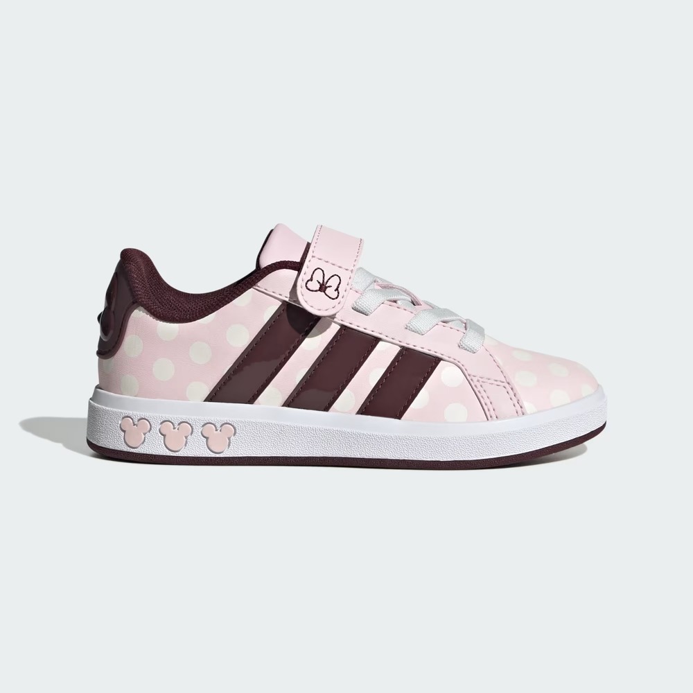 Disney Adidas Grand Court Minnie Mouse Sneakers Womens Size 9 | Pink Polka Dot